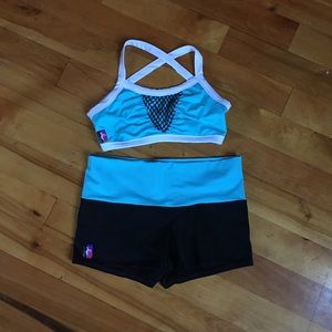Bad Kitty PoleFit Sports Bra Sports Set, Size M